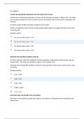 Elementary Statistics (STATs 2023) Final exam review questions and Answers 100% Correct