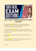 BIO 173 Quiz 1 UMich Actual Exam/ 114 Q&A/ 2024-2025 