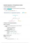 Comprehensive IGCSE Study Notes for Mathematics, Chemistry, Physics, and Economics" 