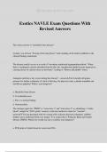 Exotics NAVLE Exam Questions With Revised Answers