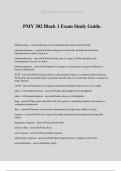 PMY 302 Introduction (Exam 1) Exam Study Guide