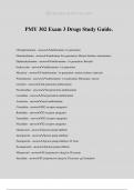 PMY 302 Exam 3 Drugs Study Guide.