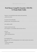 Prof Messer CompTIA Security+ SY0-701 - 5.3 Exam Study Guide.