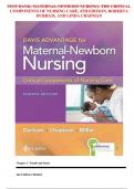 MATERNAL-NEWBORN NURSING: THE CRITICAL COMPONENTS OF NURSING CARE, 4TH EDITION, ROBERTA DURHAM, AND LINDA CHAPMAN