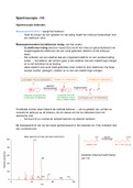 Samenvatting Hoofdstuk 3 Organic Chemistry: Spectroscopie