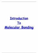 Introduction to Molecular Bonding