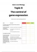 Year 2 Topic 5-8  AQA A-Level Biology Concise Notes