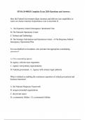 Final Exam for: IS-200.C: Basic Incident Command System for Initial Response and FEMA is800d FINAL Exam Questions and Answers Exam Bundle 2024/2025