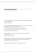 Dell Certifications Exam Questions and Answers