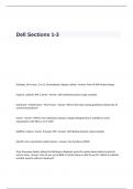 Dell Sections 1-3 Test Questions and Answers