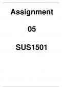 SUS1501 ASSIGNMENT 5 SEMESTER 2 2024