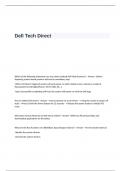 Dell Tech Direct Exam Questions and Correct Answers