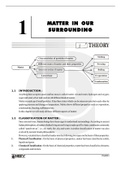 Notes of Bansal classes class 9th Of chemistry chapter 1 'Matter in Our Surrounding'