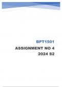 BPT1501 ASSIGNMENT 4 SEMESTER 2 ANSWERS 2024