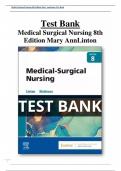 Test Bank for Medical-Surgical Nursing 8th Edition by Mary Ann Linton & Adrianne Dill - Matteson - Complete, Elaborated and Latest Test Bank. All Chapters Included & Updated