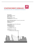 Startdocument leerjaar 2 stageperiode