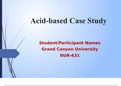 NUR 631 Topic 3 Assignment CLC - Acid-Base Case Study PowerPoint