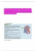 NUR 307-Week 3-Atrial septal defect; week three quiz outline of topics to study and break down of the process and what is important to know about each disease process.