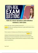 Path Ch 2 Exam Questions with Definitive Solutions/ 2024-2025. 