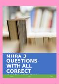 NHRA 3 QUESTIONS WITH ALL CORRECT ANSWERS!!