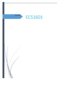 ECS 1601 EXAM PACK