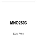 MNO2603 EXAM PACK