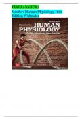 TEST BANK for- Vanders Human Physiology 16th Edition Widmaier TEST BANK Latest Verified Review 2024 Practice Questions and Answers for Exam Preparation, 100% Correct with Explanations, Highly Recommended,best guide grade A+