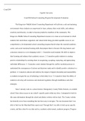 Coun5284 U3A1 NeedsandGoalSetting.docx  Coun5284  Capella University  Coun5284 School Counseling Program Development Evaluation  The Kingsview Middle School Counseling Department will cultivate a safe and nurturing environment where students are empowered