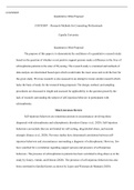 COUN5007 U6a1 Mini.docx  COUN5007  Quantitative Mini-Proposal  COUN5007  €“ Research Methods for Counseling Professionals  Capella University  Quantitative Mini-Proposal  The purpose of this paper is to demonstrate the usefulness of a quantitative researc