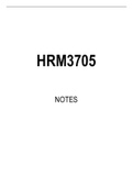 HRM3705 Summarised Study Notes