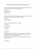 NURS 6501 Week 5 Patho Exam Study Guide Walden University