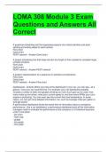 LOMA 308 Module 3 Exam Questions and Answers All Correct 