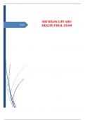 PSI Practice exam NJ Questions And Answers 2024   PSI life, accident, and health 2023/2024   MICHIGAN LIFE AND HEALTH FINAL EXAM / 80  QUESTIONS AND CORRECT ANSWERS 2023/2024 / GRADED A .