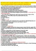 PN HESI EXIT EXAM QUESTION AND CORRECT ANSWERS 2024 GUARANTEED PASS ALREADY GRADED A+