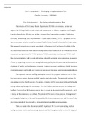 NHS6008 U9A1.docx  NHS6008  Unit 9 Assignment 1  €“ Developing an Implementation Plan  Capella University  €“ NHS6008  Unit 9 Assignment 1  €“ Developing an Implementation Plan  The mission of Tri-County Health Department (TCHD) is to promote, protect and