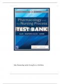 Test Bank for Pharmacology and the Nursing Process, 10th Edition by Lilley, Rainforth and Snyder ;Complete solution A+ Graded