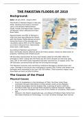 Class Notes Pakistan 2010 Floods Case Study for IB Geography