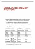 WGU D326 - TASK 1 DATA Analysis (Passed) Performance Assessment:Advanced Data Management (CSN1)