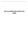 NUR 114 PHARM FINAL EXAM STUDY GUIDE.