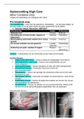 Samenvatting minor Complexe Zorg - blok High Care