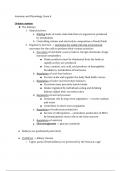 BIOL 254 Anatomy and Physiology 2 ALL Exam Study Guides