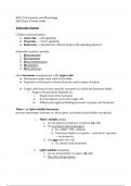 BIOL 254 Anatomy and Physiology Exam 1 Study Guide