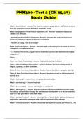 PNM300 - Test 2 (CH 25,27) Study Guide 