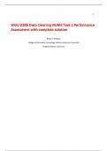  WGU D206 Data Cleaning NUM2 Task 1 Performance Assessment with complete solution