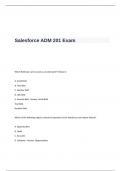 Salesforce ADM 201 Exam Questions and Answers