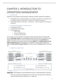 Operationeel Beheer en Logistiek volledige samenvatting  