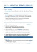 Samenvatting Medische beeldvorming (H12 Systematische Natuurkunde VWO 6)