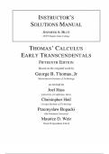 Solutions Manual, Solutions For Thomas' Calculus Early Transcendentals, 15th Edition, George Thomas, Hass, Heil, Weir, 9780137559824