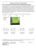 Lab 12 Exercise # 8 Applied Genetics Problems