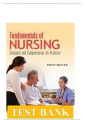 Test Bank - Fundamentals of Nursing Concepts and Competencies for Practice ,9th Edition by Ruth F Craven , Constance Hirnle , Christine Henshaw  Chapter 17 - 28